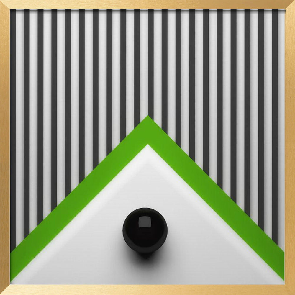 Dot on Triangle Poster